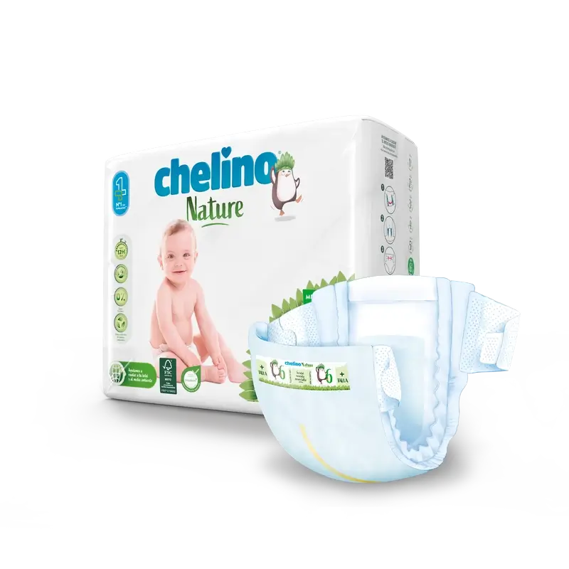 Chelino Nature -vaippa, koko 6 (17–28 kg), 27 kpl