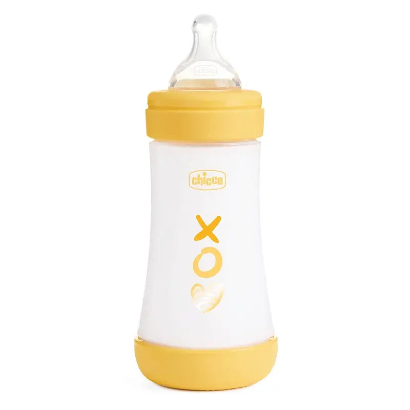 Chicco Perfect5 Neutral Baby Bottle Medium Flush 240 Ml 2M+