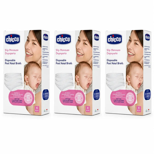 Chicco Braga kertakäyttöiset verkkomalliset vaipat, 4 kpl, 3 pakkausta