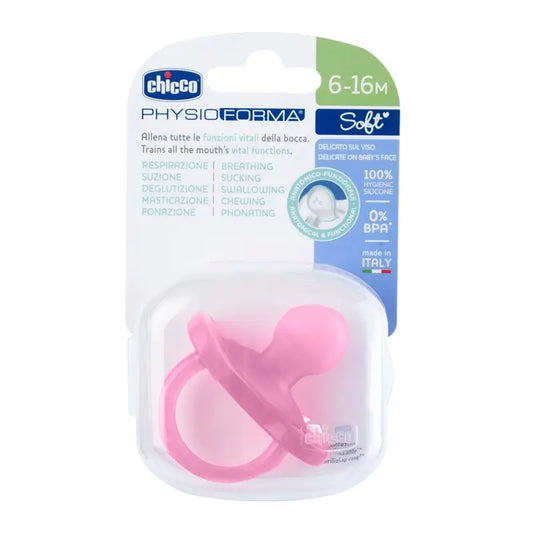 Chicco Physioforma Soft -tutti, vaaleanpunainen, 6–16 kk, 1 kpl 