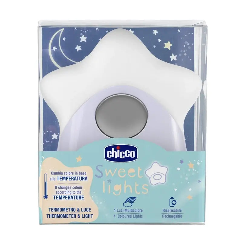 Chicco Tähtimallinen yövalo lämpömittarilla 