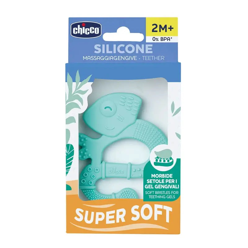 Chicco Super Soft Iguana -purulelu 2 kuukautta+ sininen 