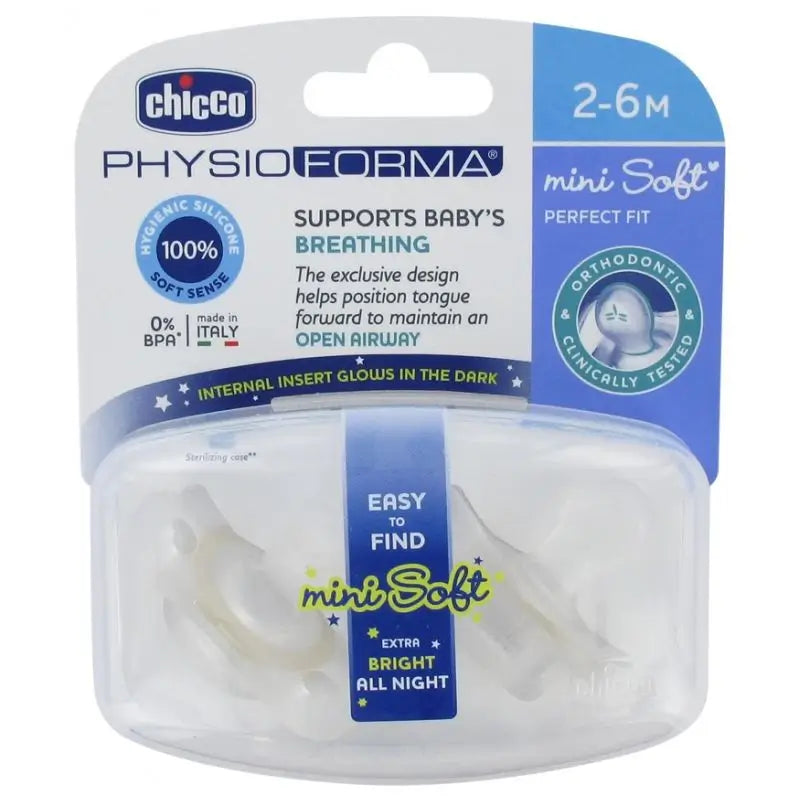 Chicco Physio Minisoft Luminous 2-6M 2 Ud