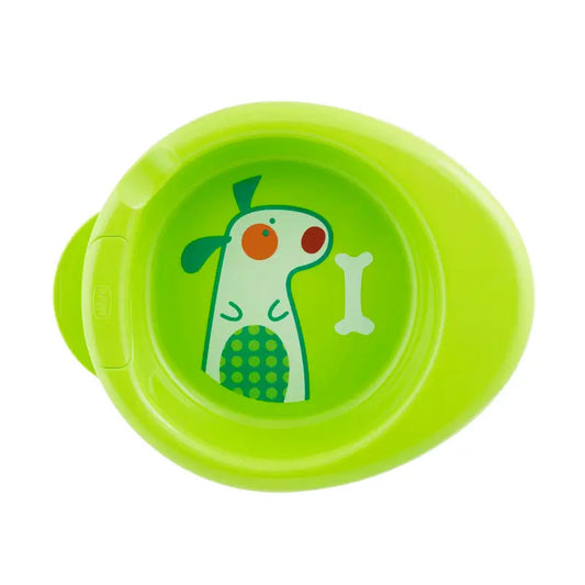 Chicco - 2 In 1 Thermos Dish +6 Months Green