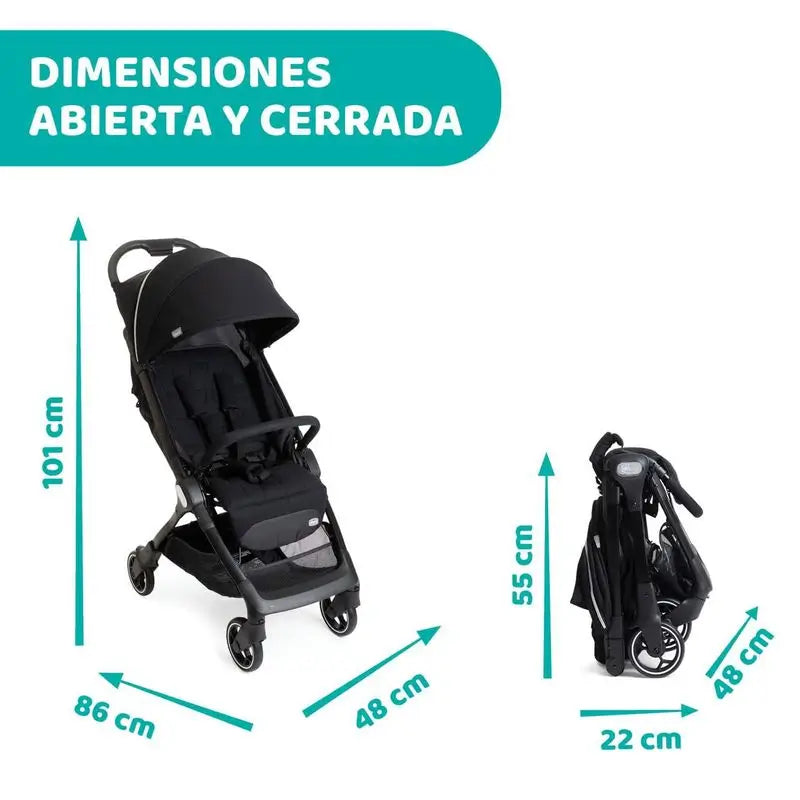 Chicco We -lastenratas, musta