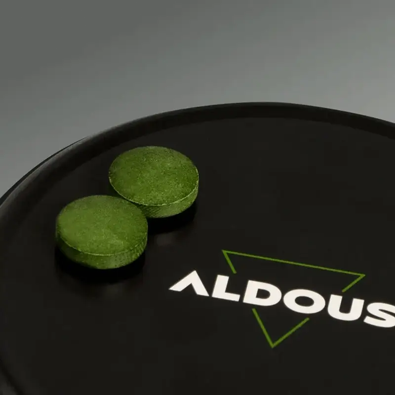 Aldousin luomulaatuinen premium-klorella ja spirulina, 600 kappaletta