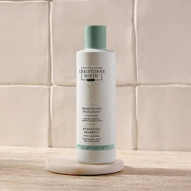 Christophe Robin kosteuttava shampo, jossa on aloe veraa, 250 ml