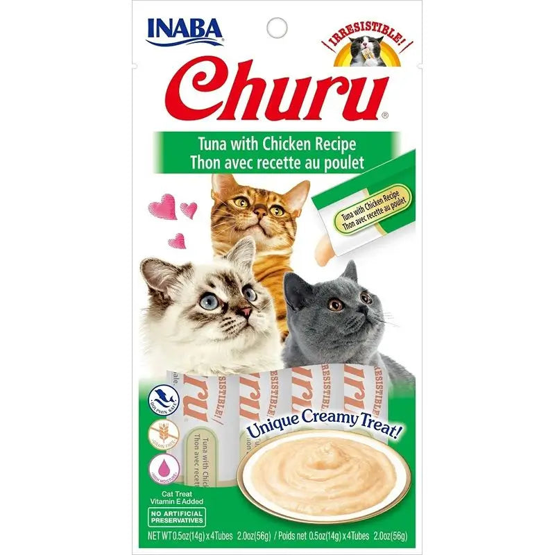 Churu Cat Chicken Tuna Recipe Display 12X56Gr