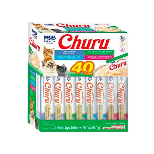 Churu Cat Tuna and Seafood Varieties 40X14Gr