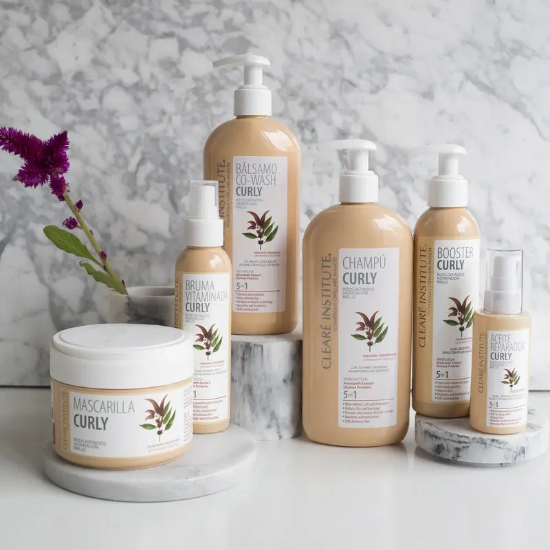 Clearé Institute -shampoo, Curly-menetelmä, kihara hiukset, 400 ml 