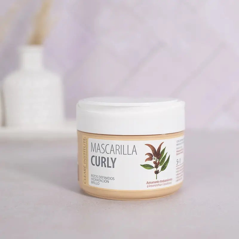 Clearé Institute Curly-menetelmän naamio kiharaisille hiuksille 300 ml 