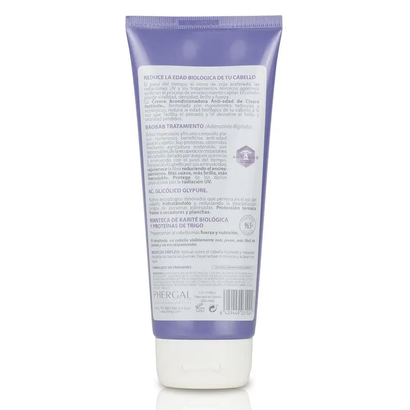 Clearé Institute - ikääntymistä ehkäisevä, ihoa puhdistava hoitoaine 200 ml. 