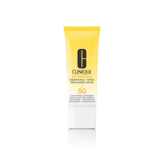 Clinique UV Solutions: Värillinen, hehkuva aurinkovoide SPF 50, sävy Medium Deep, 40 ml