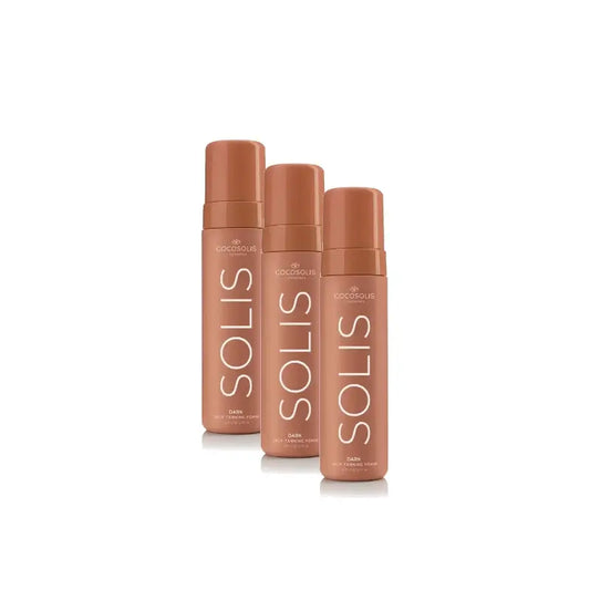 Cocosolis Solis Dark itseruskettava vaahto, 3 x 200 ml:n pakkaus