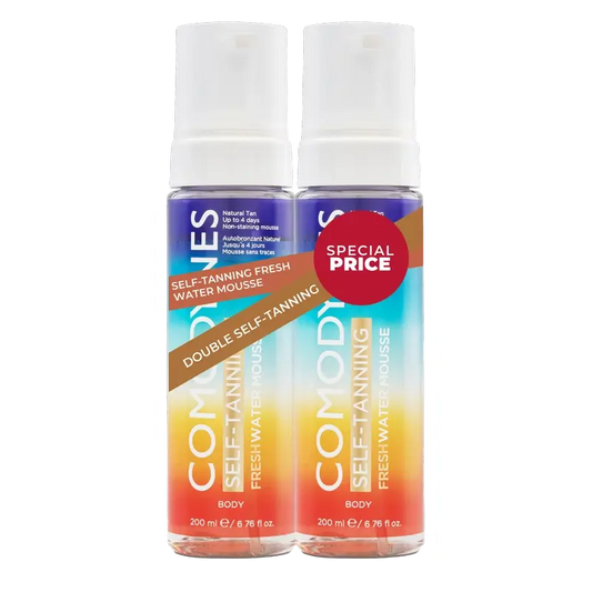 Comodynes Duplo itseruskettumousse, 2 x 200 ml