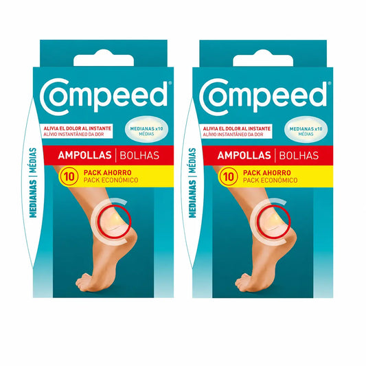 Compeed keskikokoiset rakkulalastarit, 10 kpl, 2-pakkaus