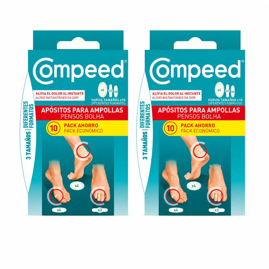 Compeed-rakkulalastarit, sekapakkaus, 10 kpl, 2 pakkausta