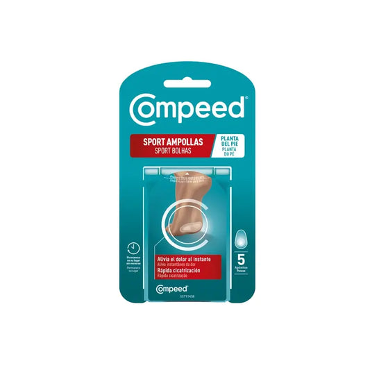 Compeed - rakkulalappuja jalkapohjalle, 5 kpl
