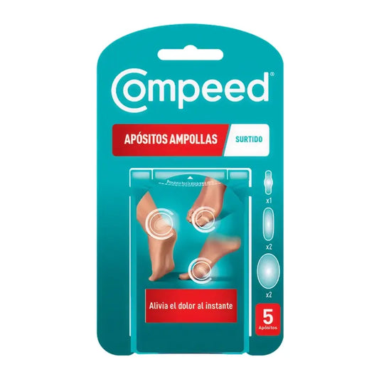 Compeed -pakkaus, sekapakkaus, rakkuloita, 5 kpl