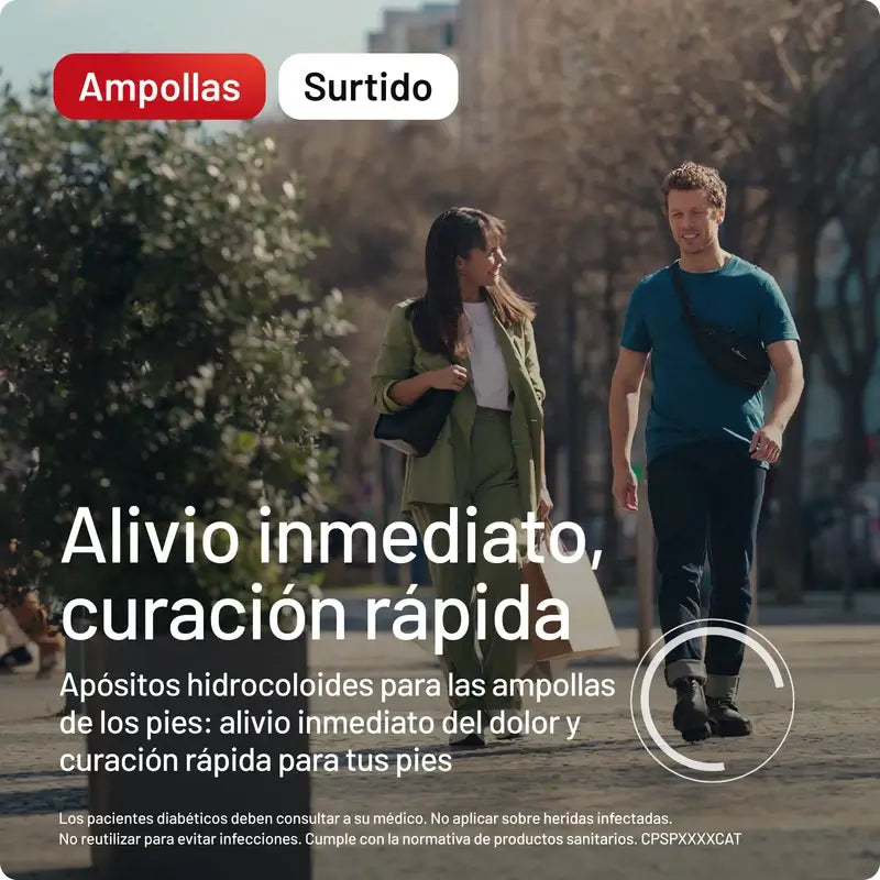 Compeed -pakkaus, sekapakkaus, rakkuloita, 5 kpl