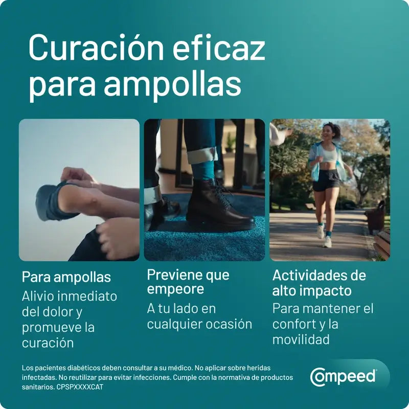 Compeed -pakkaus, sekapakkaus, rakkuloita, 5 kpl