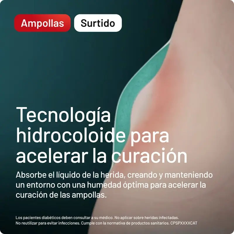 Compeed -pakkaus, sekapakkaus, rakkuloita, 5 kpl
