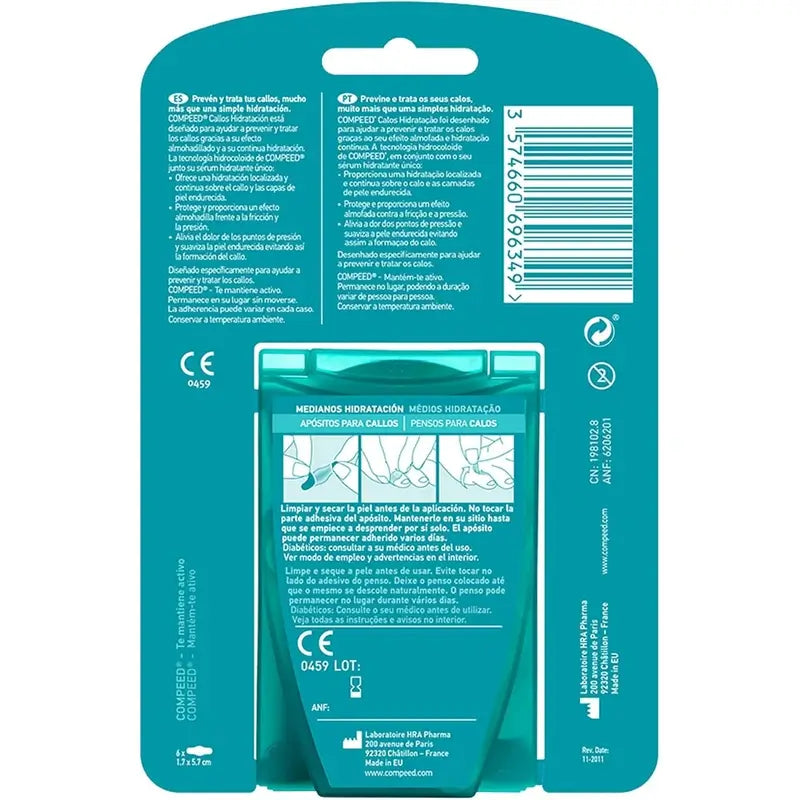 Compeed-kovettumien suojat, keskikokoiset, 10 kpl