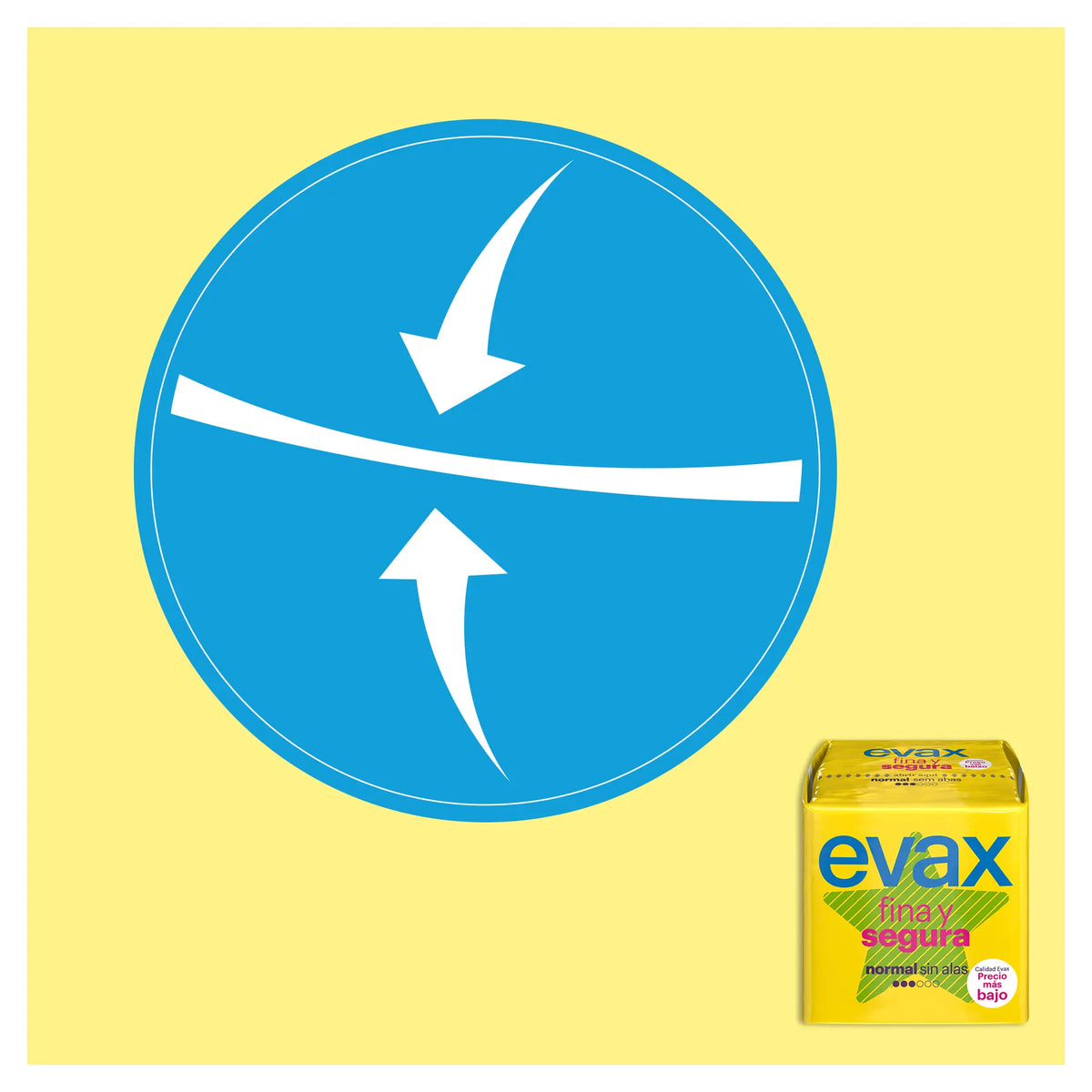Evax Fina y Segura Normal -terveyssiteet, 16 kpl