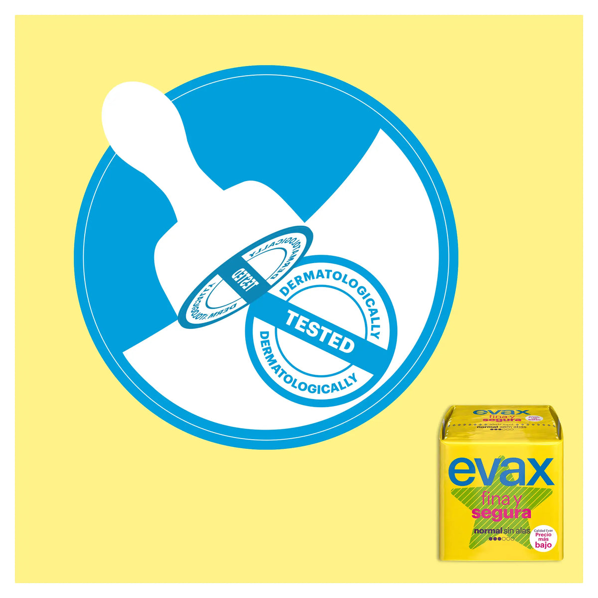Evax Fina y Segura Normal -terveyssiteet, 16 kpl