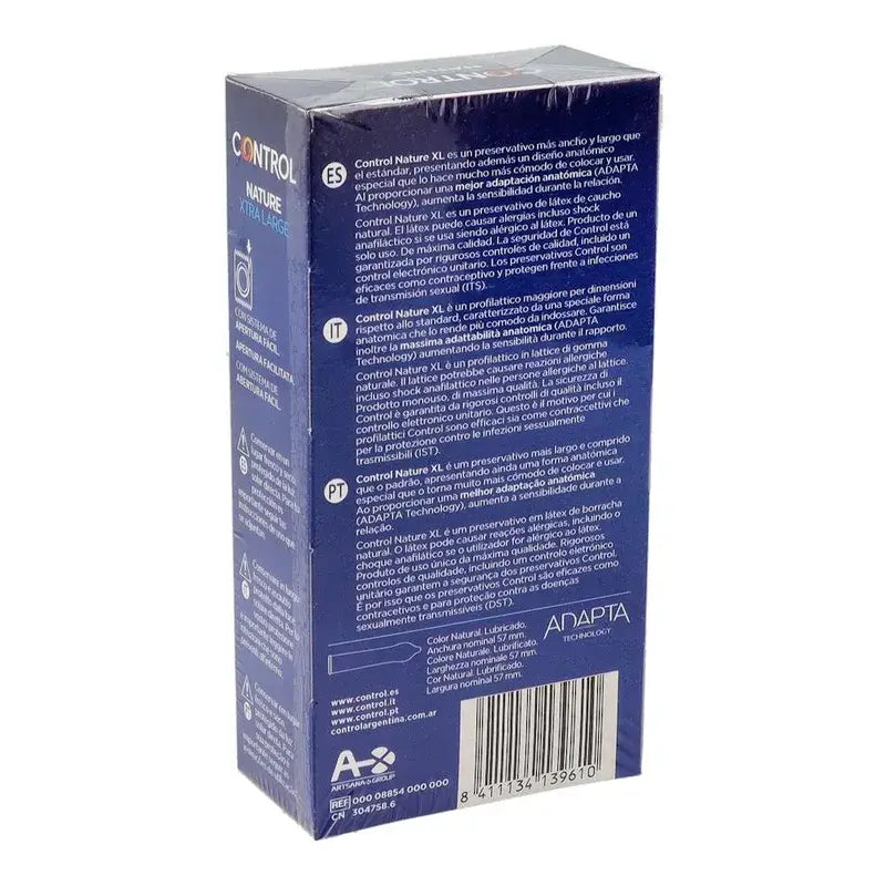 Control Nature XL -kondomit, 12 kpl