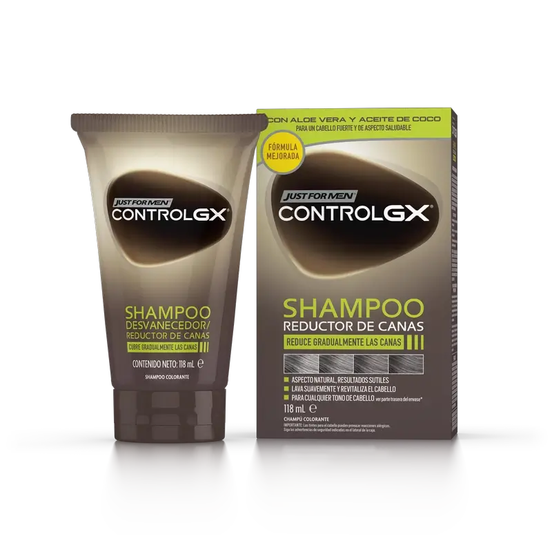 Just For Men Control Gx Harmaiden hiusten vähentävä shampo 118 ml