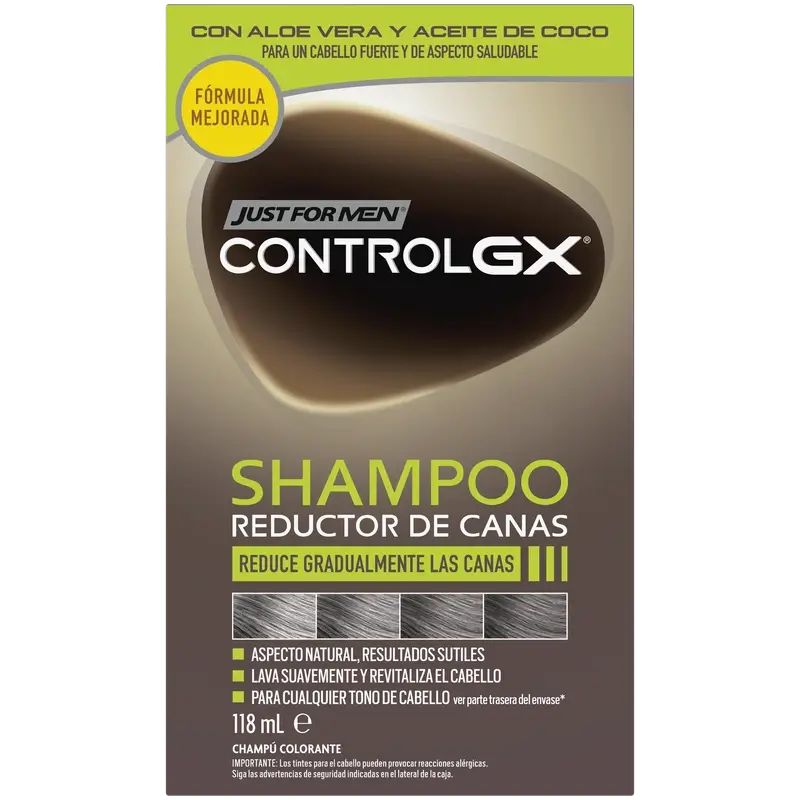Just For Men Control Gx Harmaiden hiusten vähentävä shampo 118 ml
