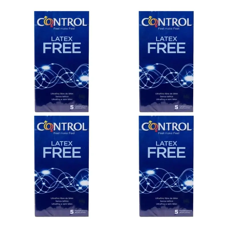 Control lateksittomat kondomit, 5 kpl, 4-pakkaus