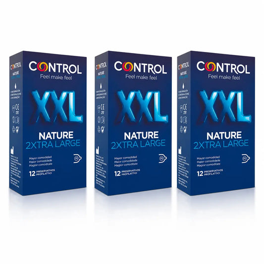 Control Nature XXL, 12 kpl, 3-pakkaus