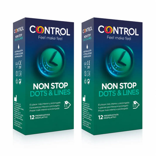 Control Non Stop Dots & Lines, 12 kpl, 2 kpl:n pakkaus