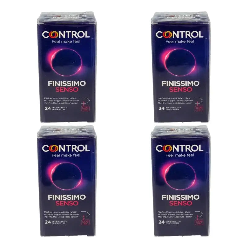 Control Senso Finissimo -kondomit, 24 kpl, 4 pakkausta