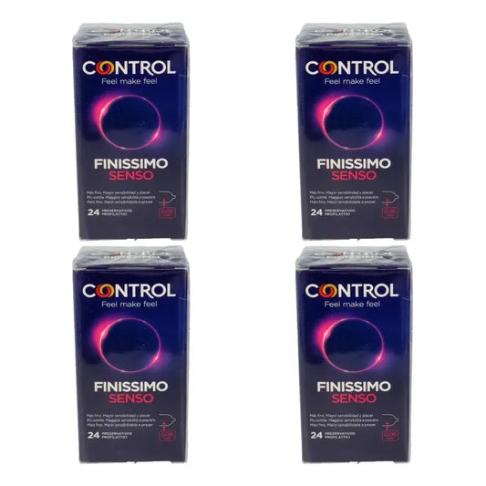 Control Senso Finissimo Condoms, 24-pack, pack of 4