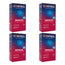 Control Sensual Xtra Dots -kondomit, 12 kpl, 4-pakkaus