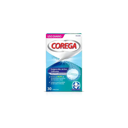 Corega Biaktiivinen Happi, 30 tablettia