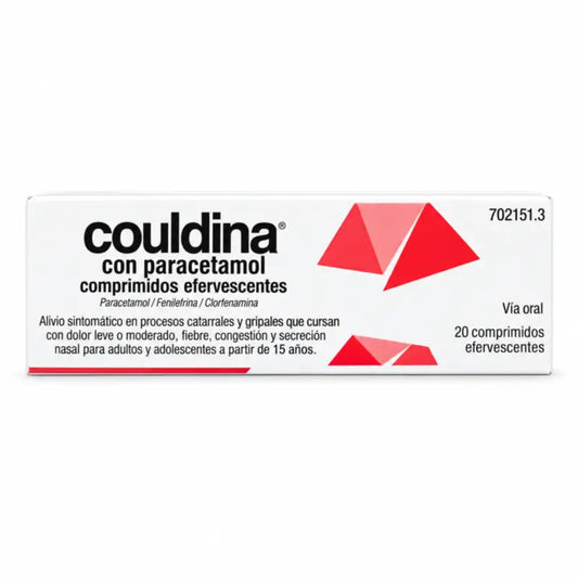 Couldina ja parasetamoli, 20 poretablettia