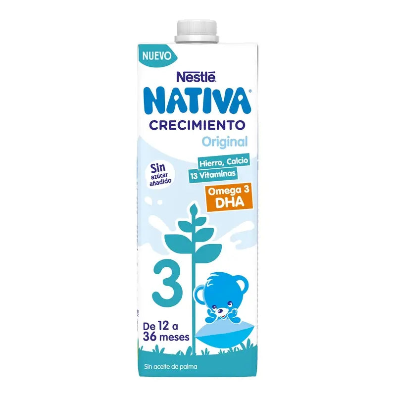 Nestlé Nativa Crecimiento 3 Original, 1 l