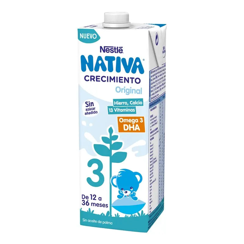 Nestlé Nativa Crecimiento 3 Original, 1 l