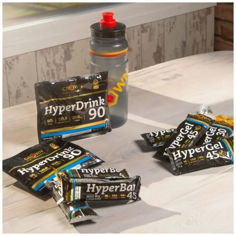 Crown Sport Nutrition Pack Hyper Energy Tester, mukana 550 ml:n juomapullo 
