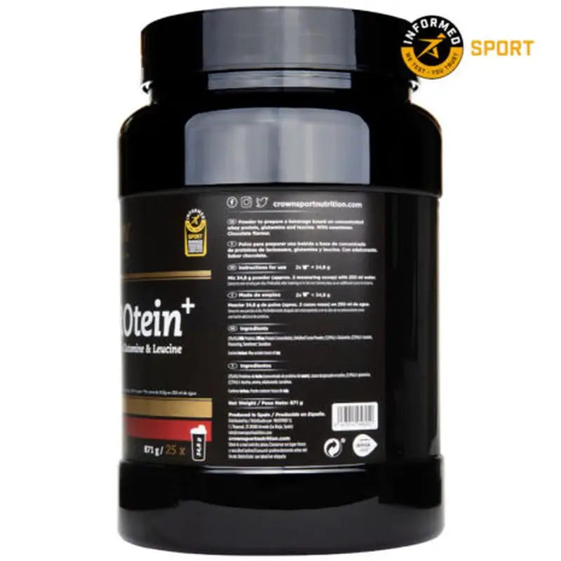Crown Sport Nutrition Whey Protein + suklaa, 871 g (25 annosta) 
