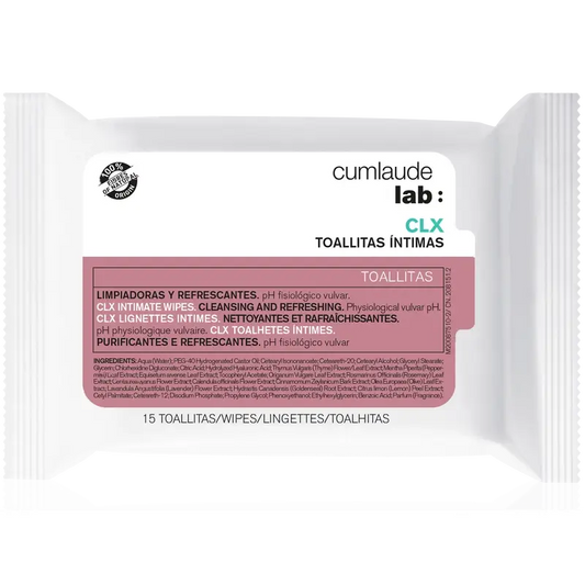 Cumlaude Lab - intiimipyyhkeet Clx, 15 kpl