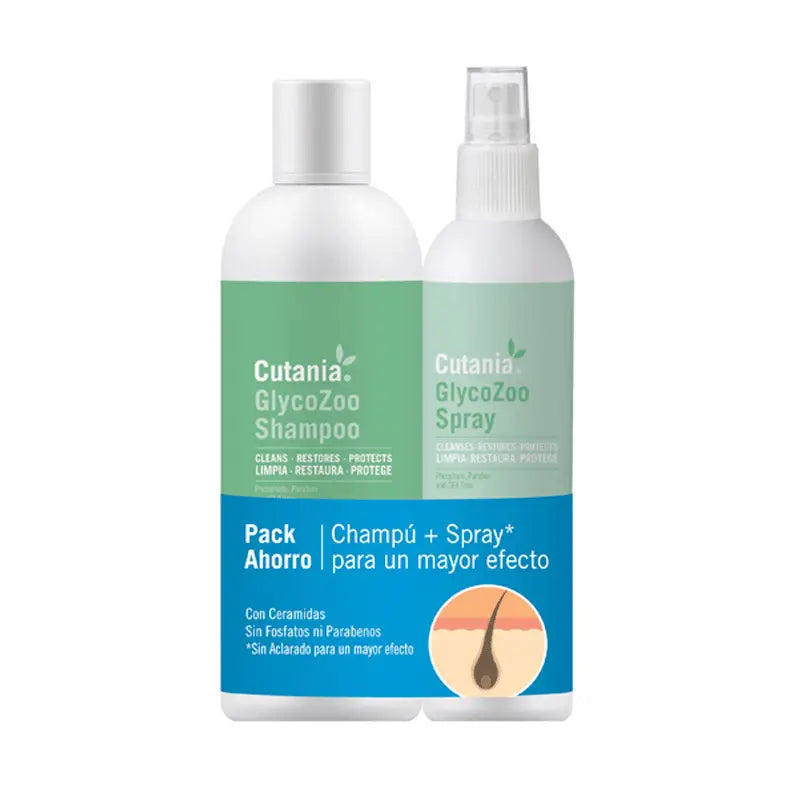 Vetnova Cutania Glycozoo Pack (Shampoo 355 Ml + Spray 236Ml)