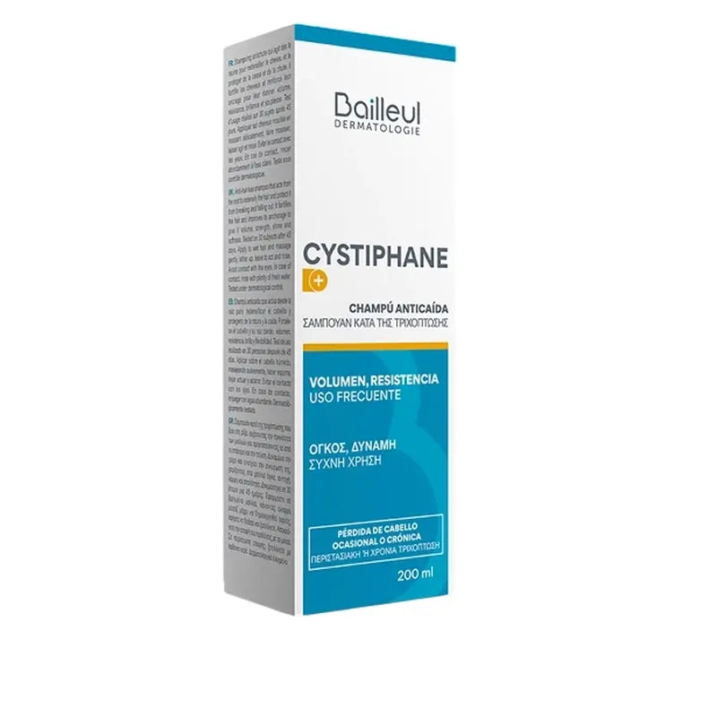CYSTIPHANE Biorga hiustenlähtöä ehkäisevä shampoo 200 ml