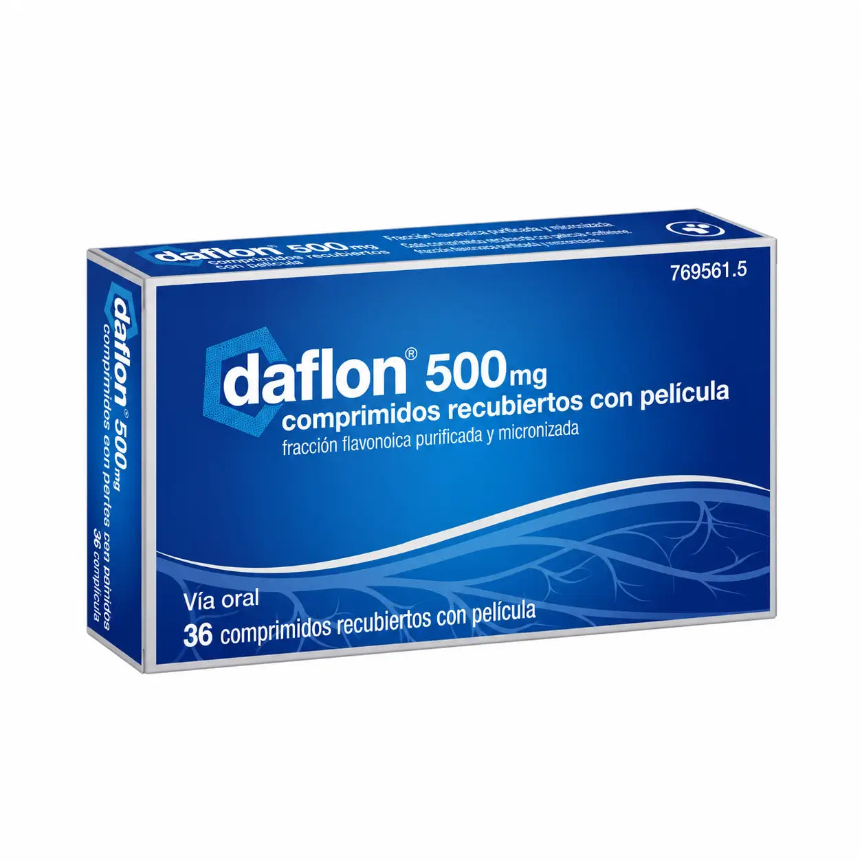 Daflon 500 mg, 36 päällystettyä tablettia