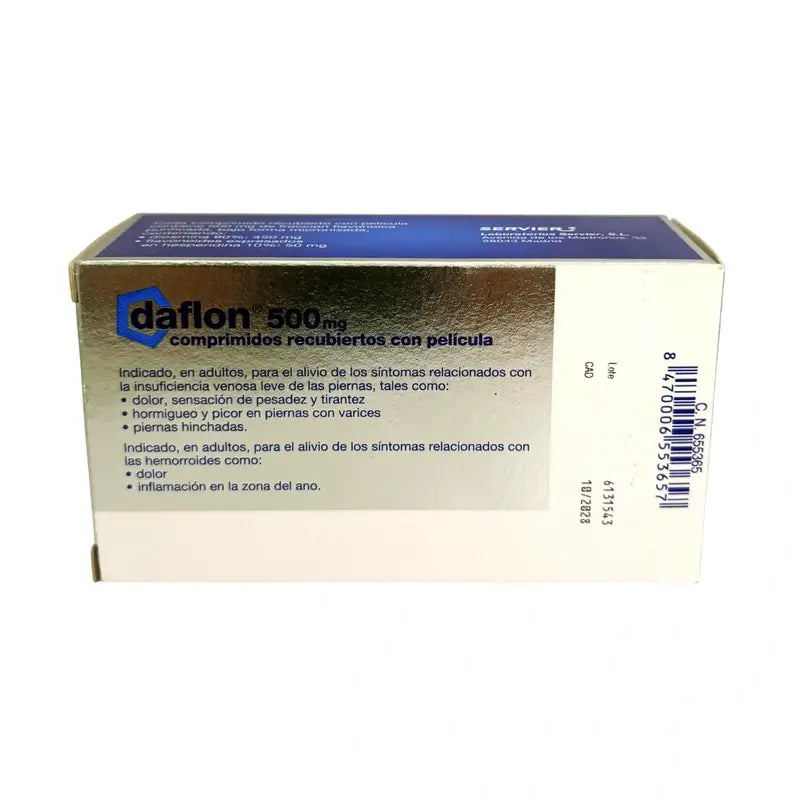 Daflon 500 mg, 60 tablettia