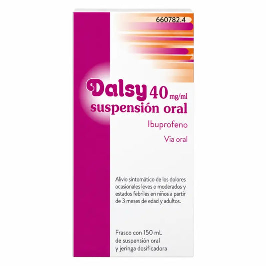 Dalsy 40 mg/ml suun kautta otettava suspensio 150 ml